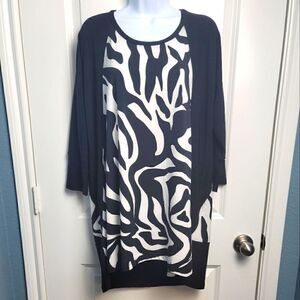 LIOR PARIS Zebra Print Dress